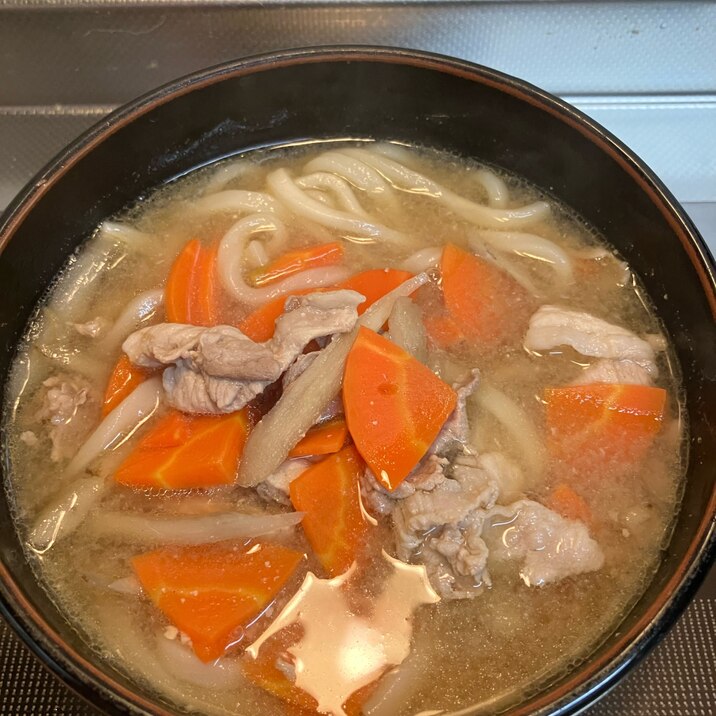 豚汁うどん^_^